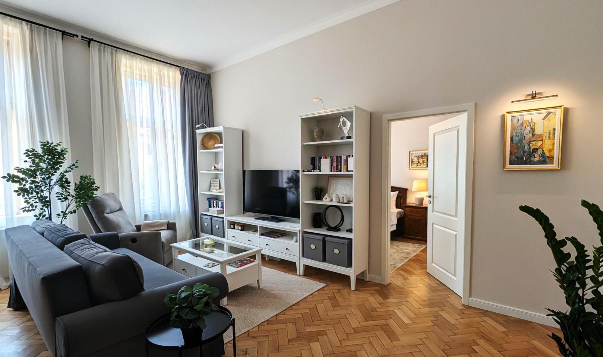 Apartment In Historic Center, Quiet Area, Ac Sibiu Exteriör bild