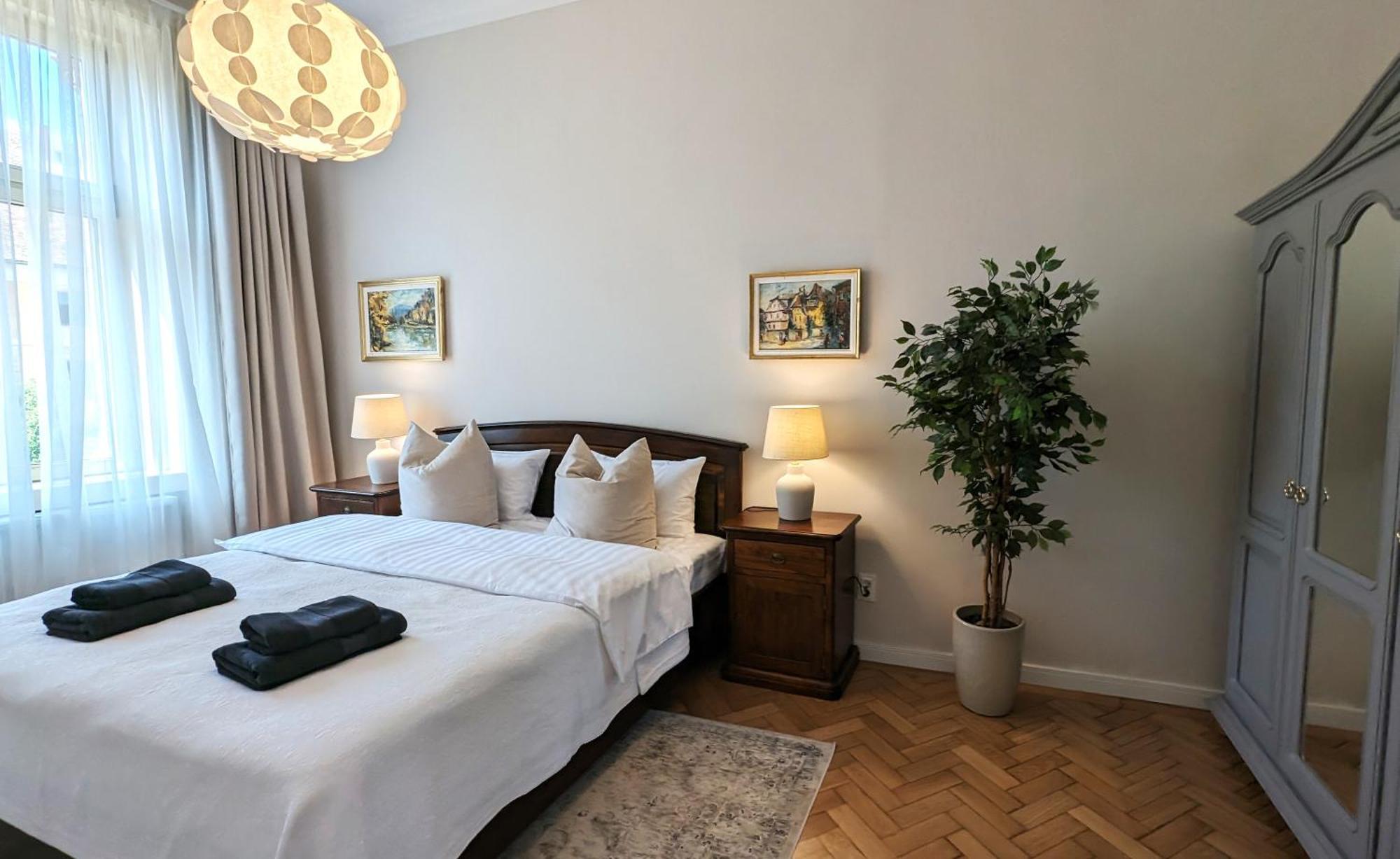 Apartment In Historic Center, Quiet Area, Ac Sibiu Exteriör bild
