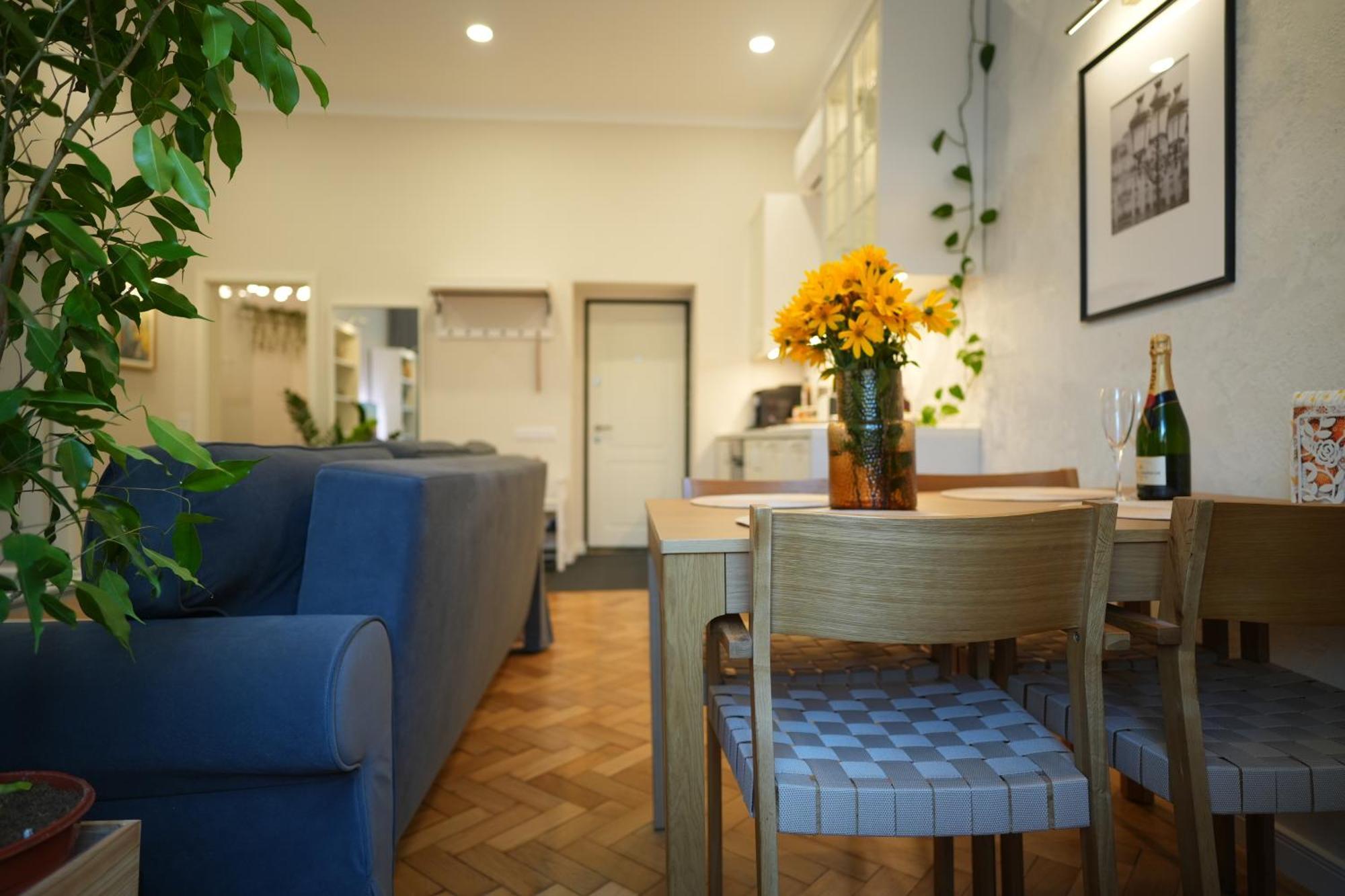Apartment In Historic Center, Quiet Area, Ac Sibiu Exteriör bild
